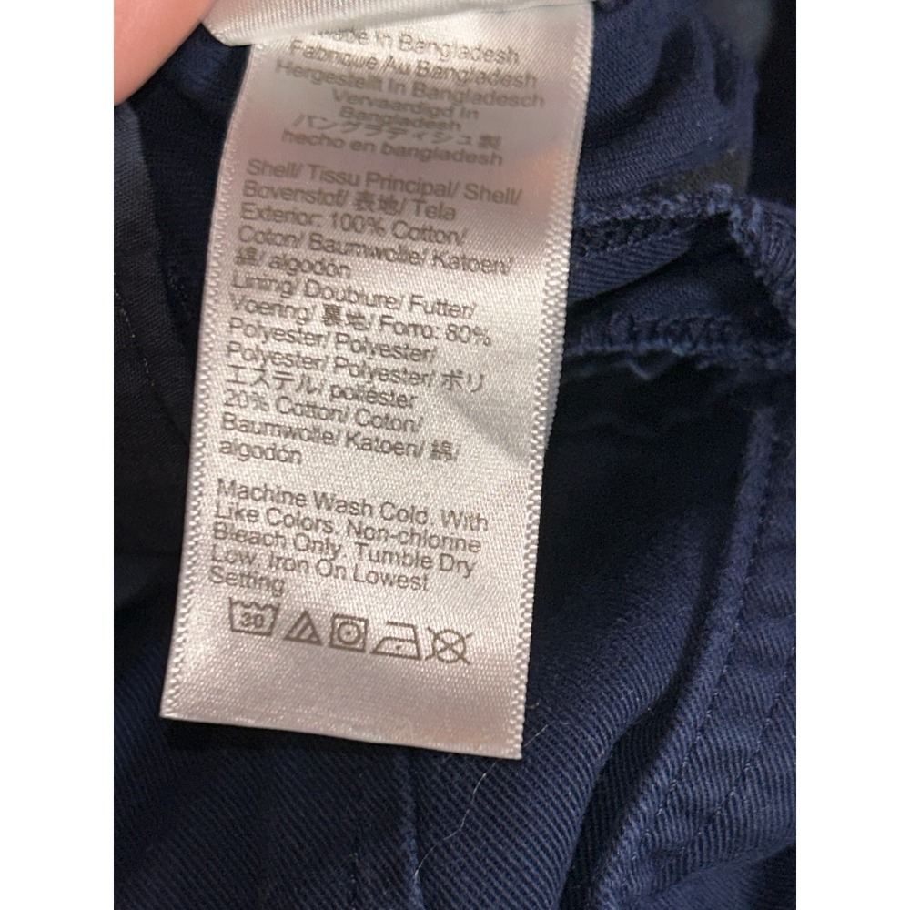 J.Crew Womens Navy Blue Chino Shorts Size 6 Cotton Mid Rise 3 Inch Inseam Casual - Picture 5 of 5